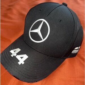 Mercedes AMG Petronas F1 Lewis Hamilton #44 Black Driver Hat